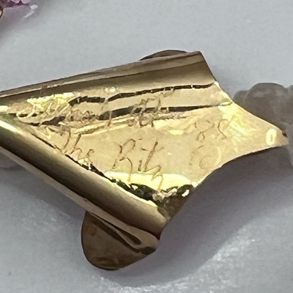 1988 Lunch at the Ritz Calla Lily earrings, post for pierced ears - Picture 7 of 7